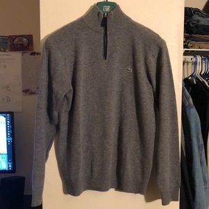 Lacoste Men’s Wool Quarter Zip